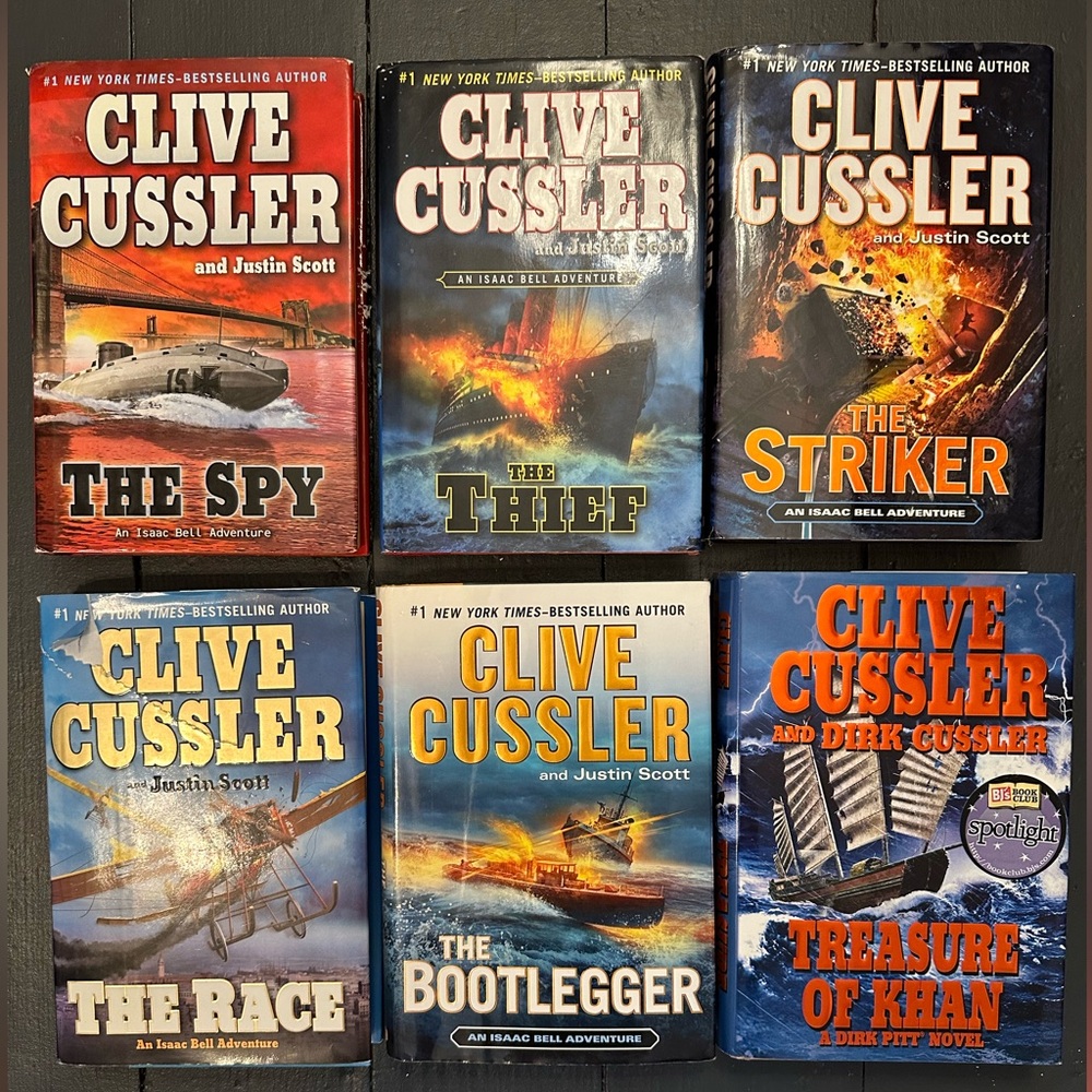 Clive Cussler and Justin Scott book series